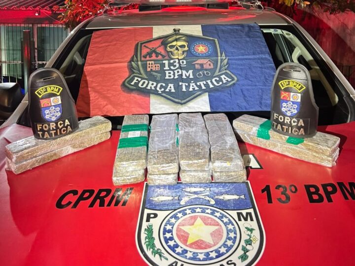 Polícia Militar apreende 11 quilos de maconha e prende suspeitos em Maceió