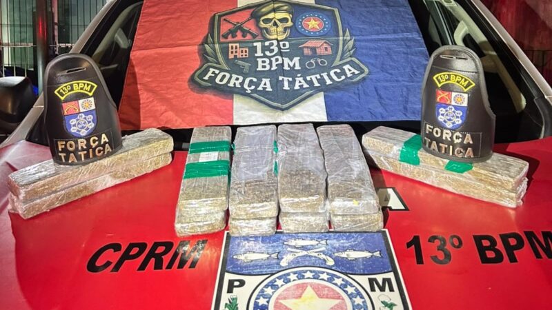 Polícia Militar apreende 11 quilos de maconha e prende suspeitos em Maceió