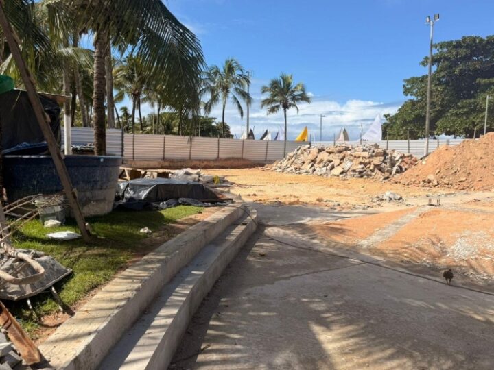 Infraestrutura segue com obras de requalificação no Skatepark da Pajuçara
