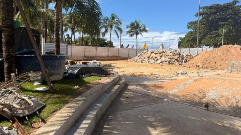 Infraestrutura segue com obras de requalificação no Skatepark da Pajuçara